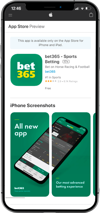 bet365 app store