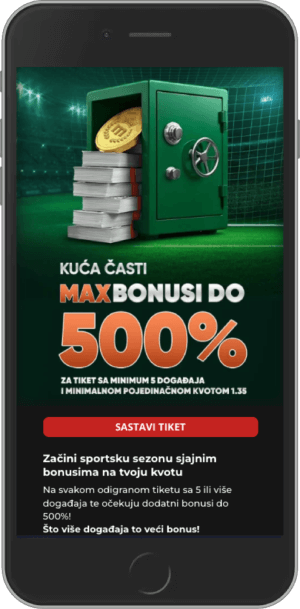 Bonusi do 500%