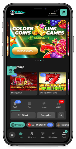 snimak ekrana stranice sa slotovima