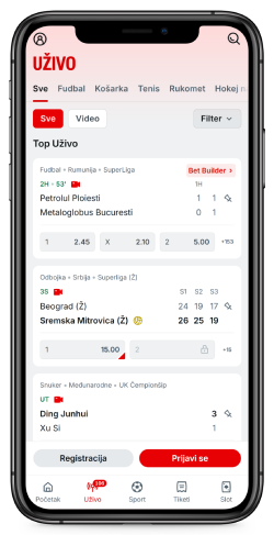 snimak ekrana uživo stranice