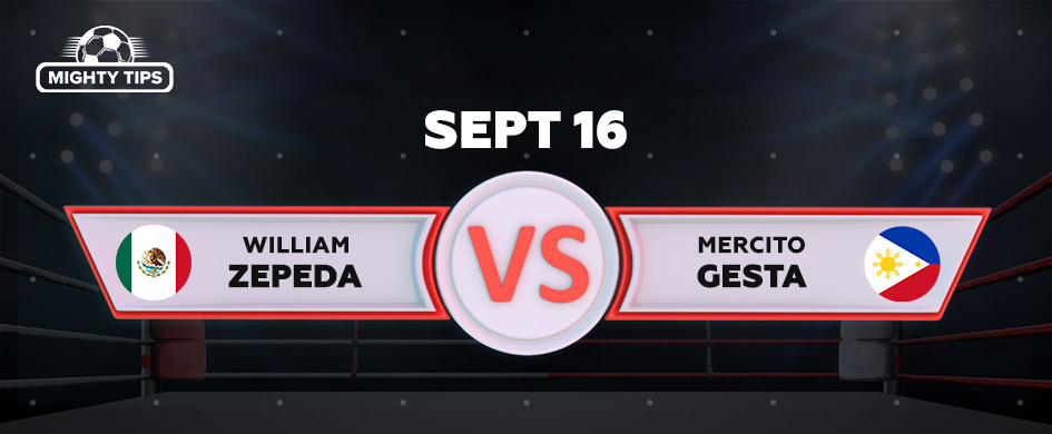 16. Septembar - William Zepeda vs Mercito Gesta